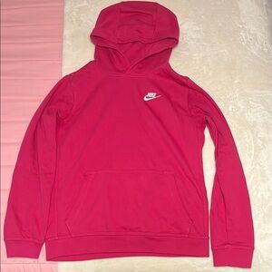 Nike Fuchsia Hoodie with Logo